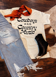Cowboys & Country Music Tee