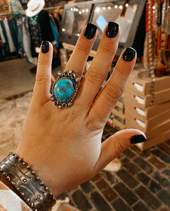 Bubble Turquoise Ring - The Branded Blonde