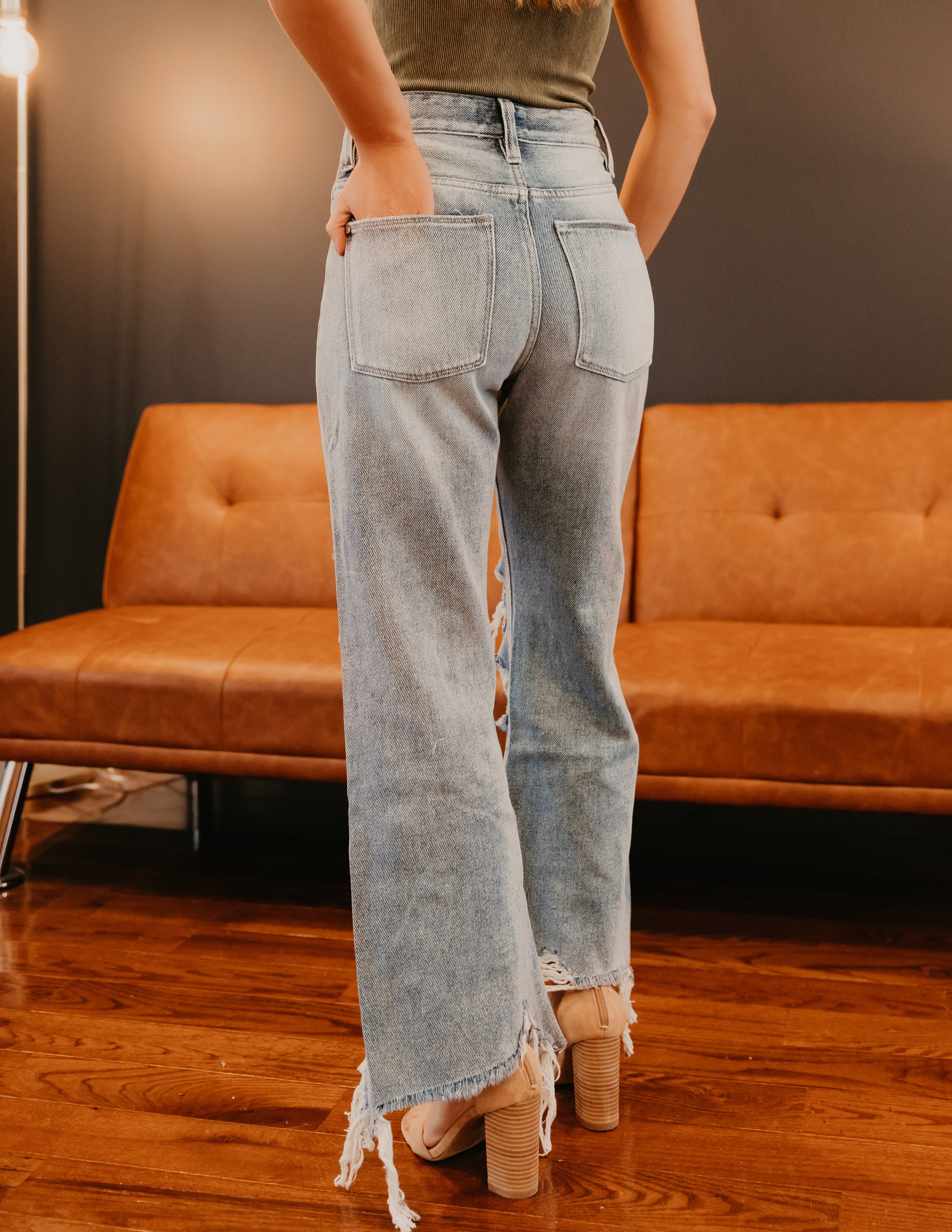 The Stratton Rigid Crop Flare Jean