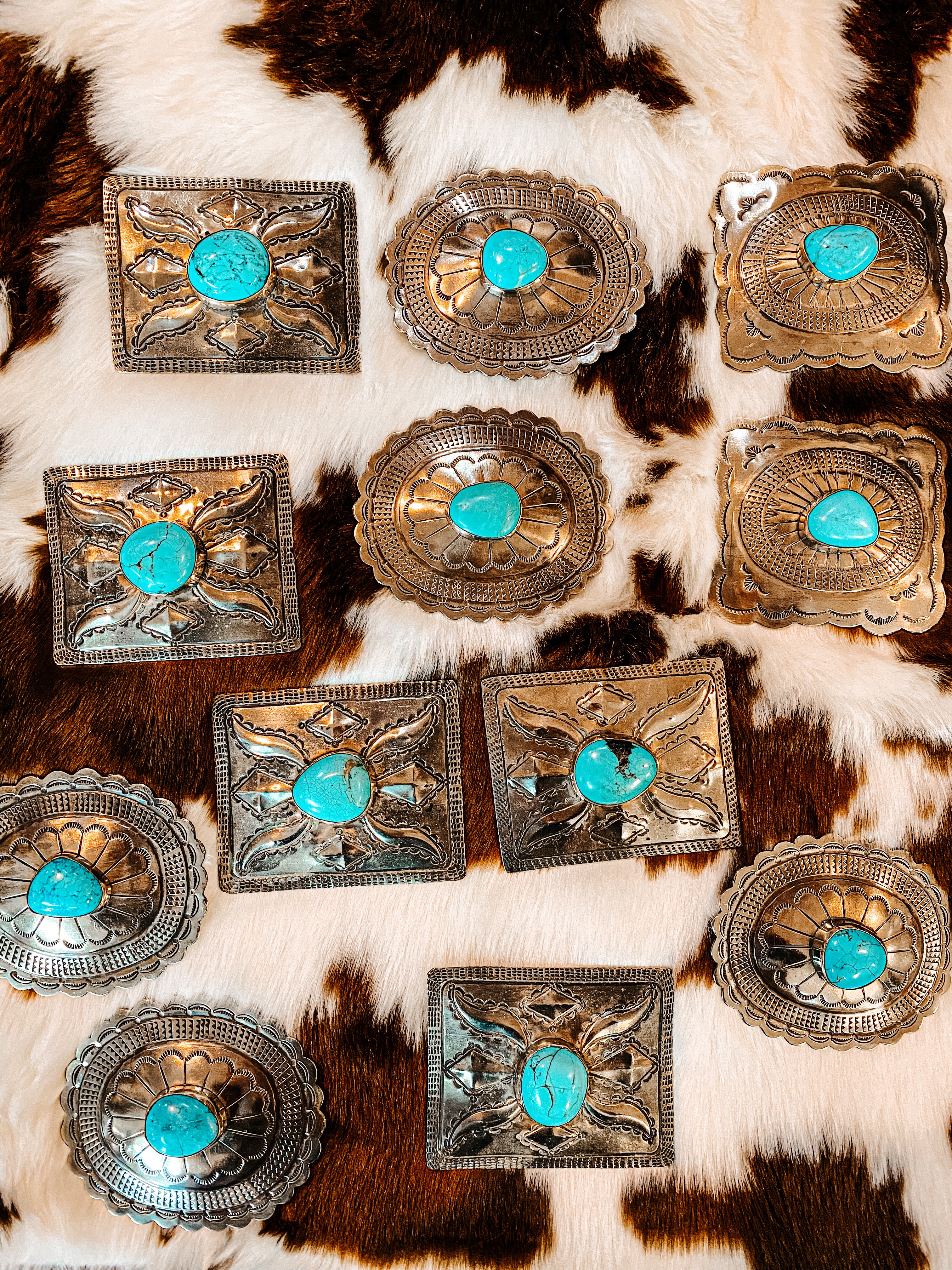 The Badlands Turquoise Buckle - The Branded Blonde