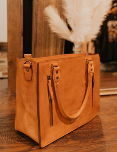 The Vail Tooled Tote