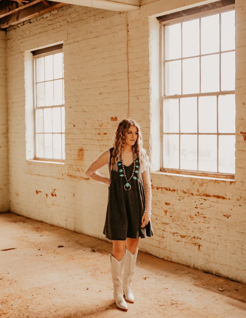 The Portales Mineral Wash Dress