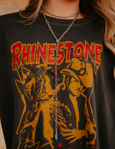 Kingman Turquoise Drop Lariat - The Branded Blonde