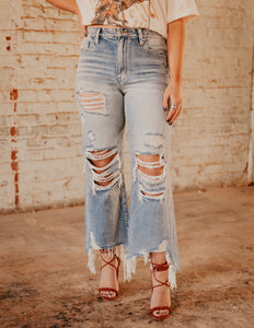 The Stratton Rigid Crop Flare Jean