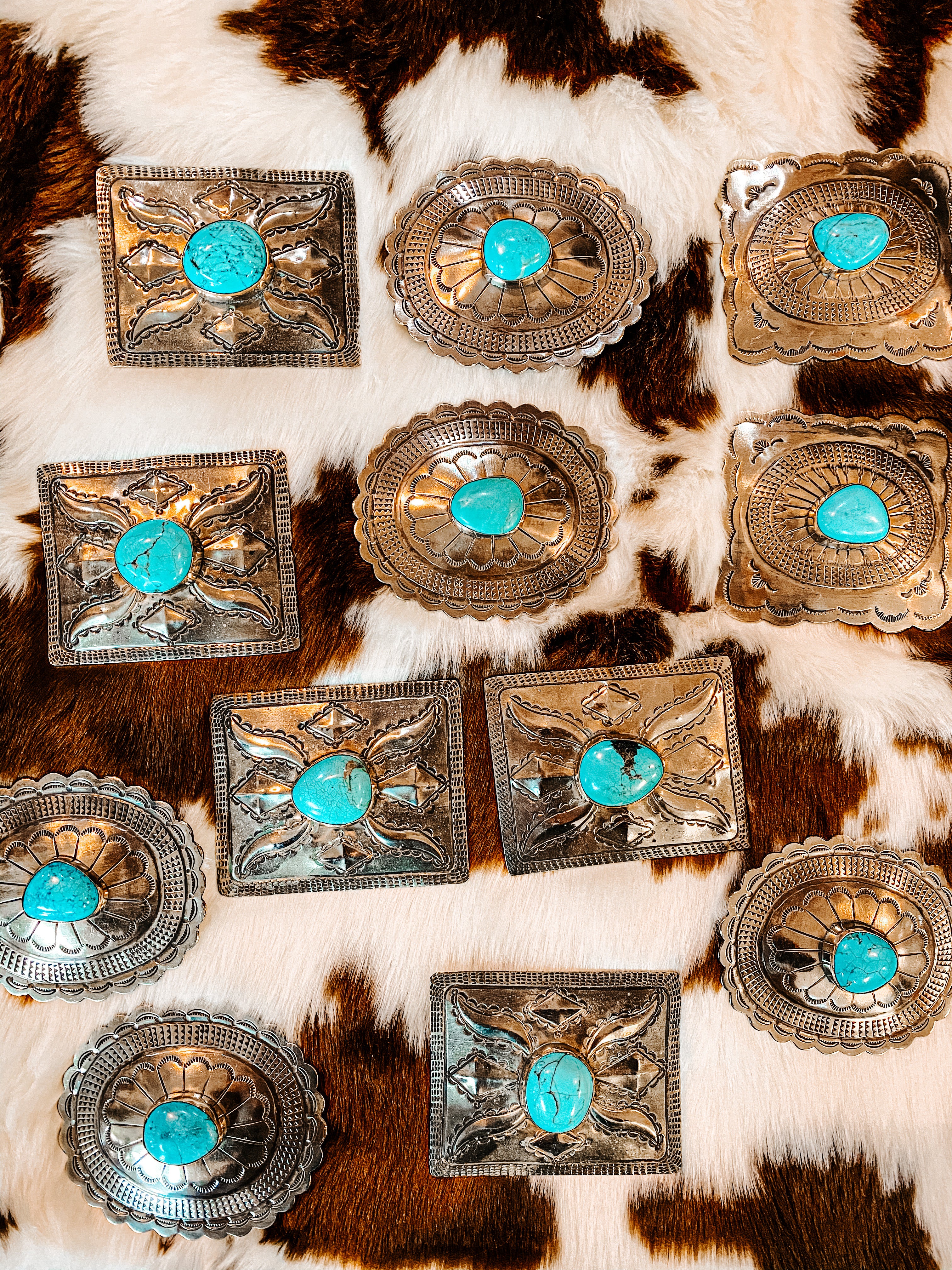 The Badlands Turquoise Buckle - The Branded Blonde