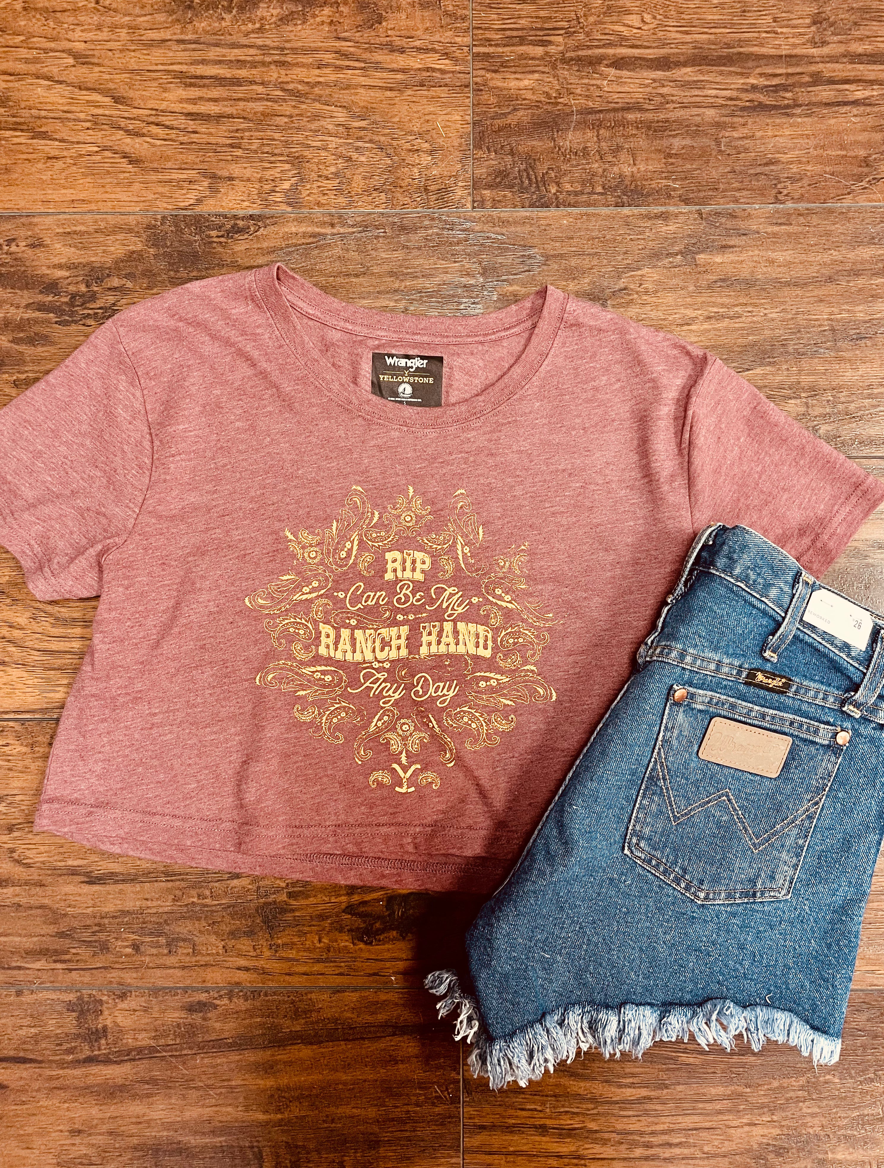 Yellowstone RIP Crop - The Branded Blonde