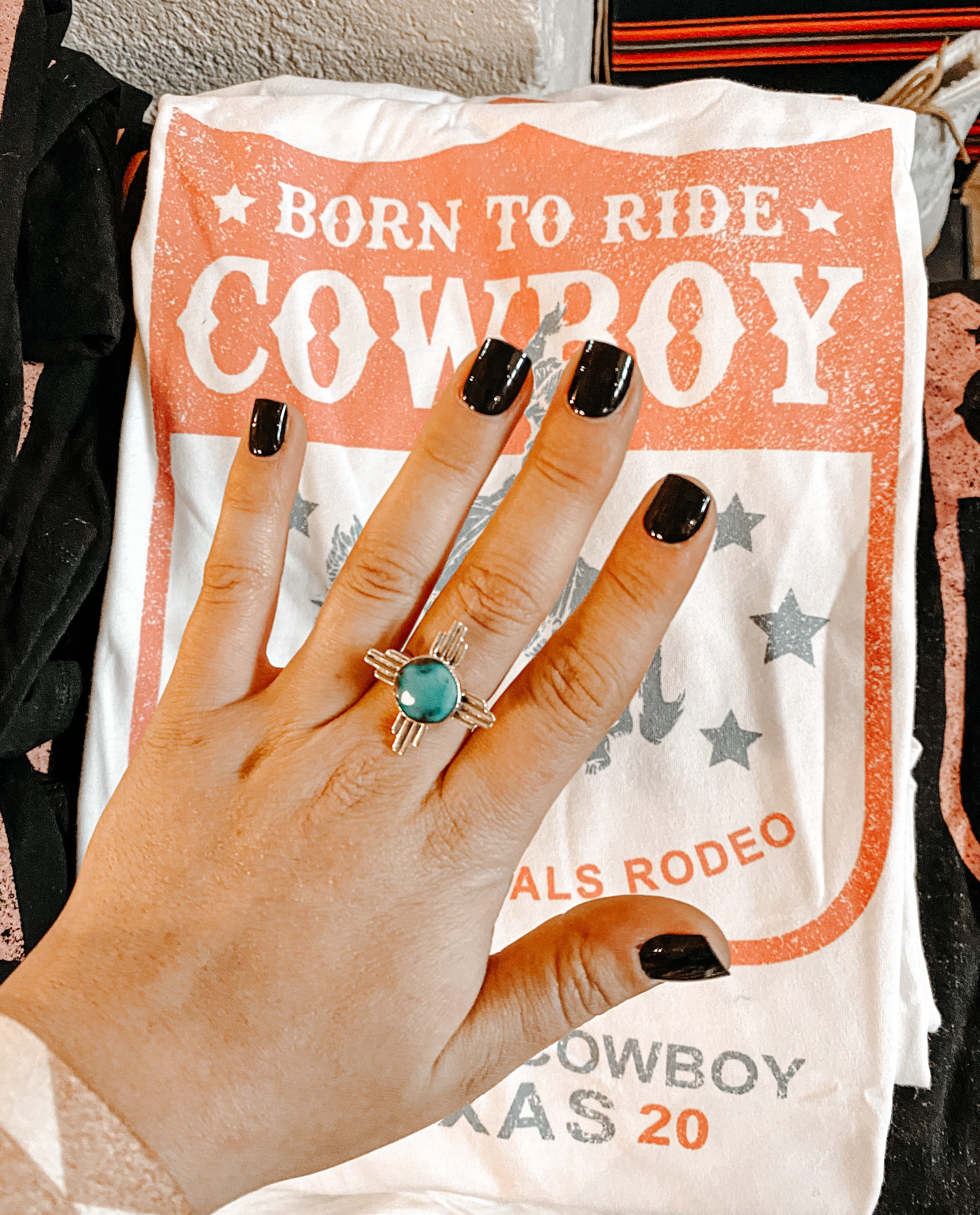 Zia Turquoise Ring - The Branded Blonde