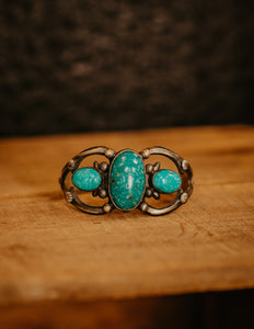 Triple Stone Pawn Cuff - The Branded Blonde