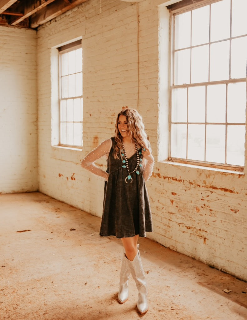 The Portales Mineral Wash Dress