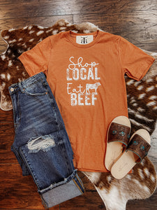 Shop Local Eat Beef Tee