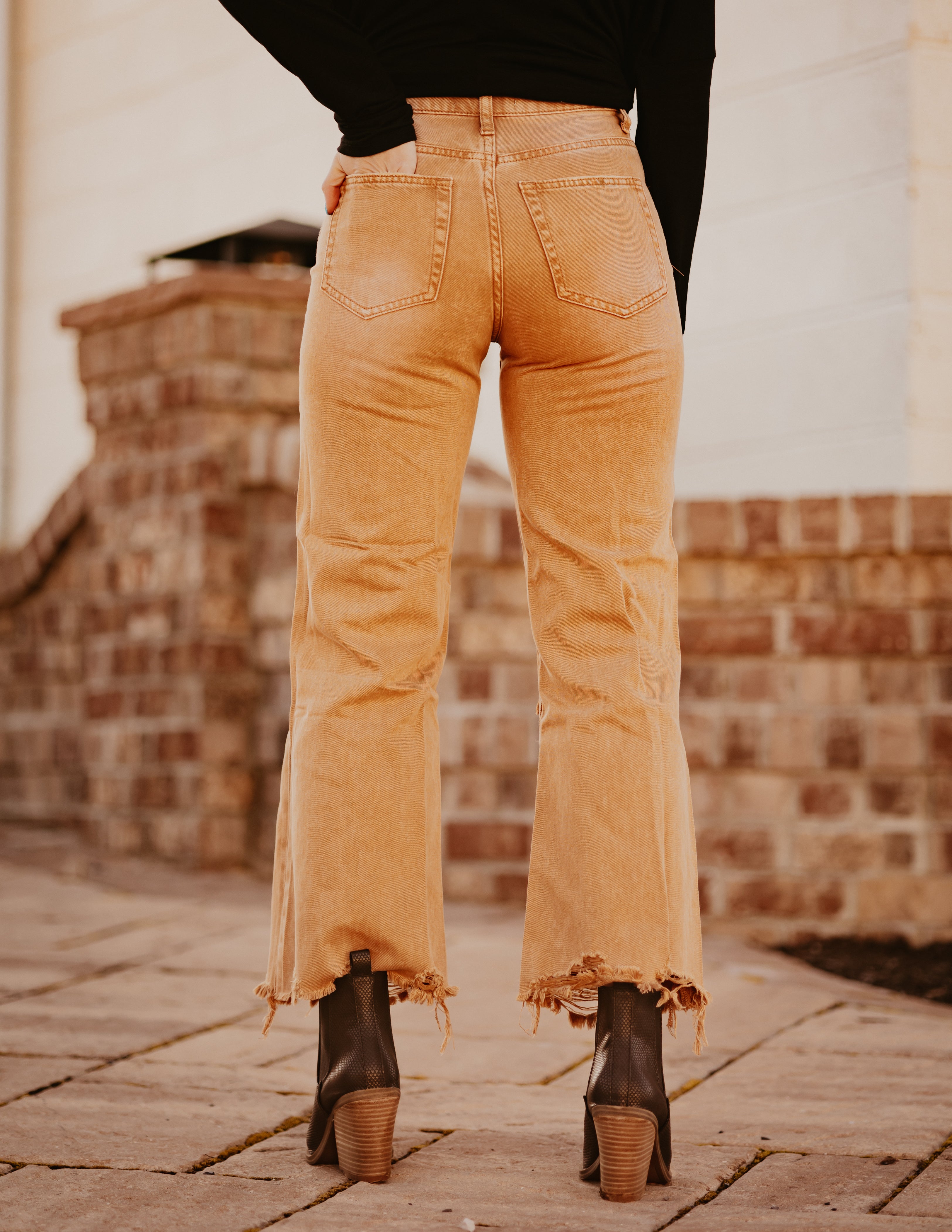 The Morgan 90s Vintage Crop Flare - The Branded Blonde