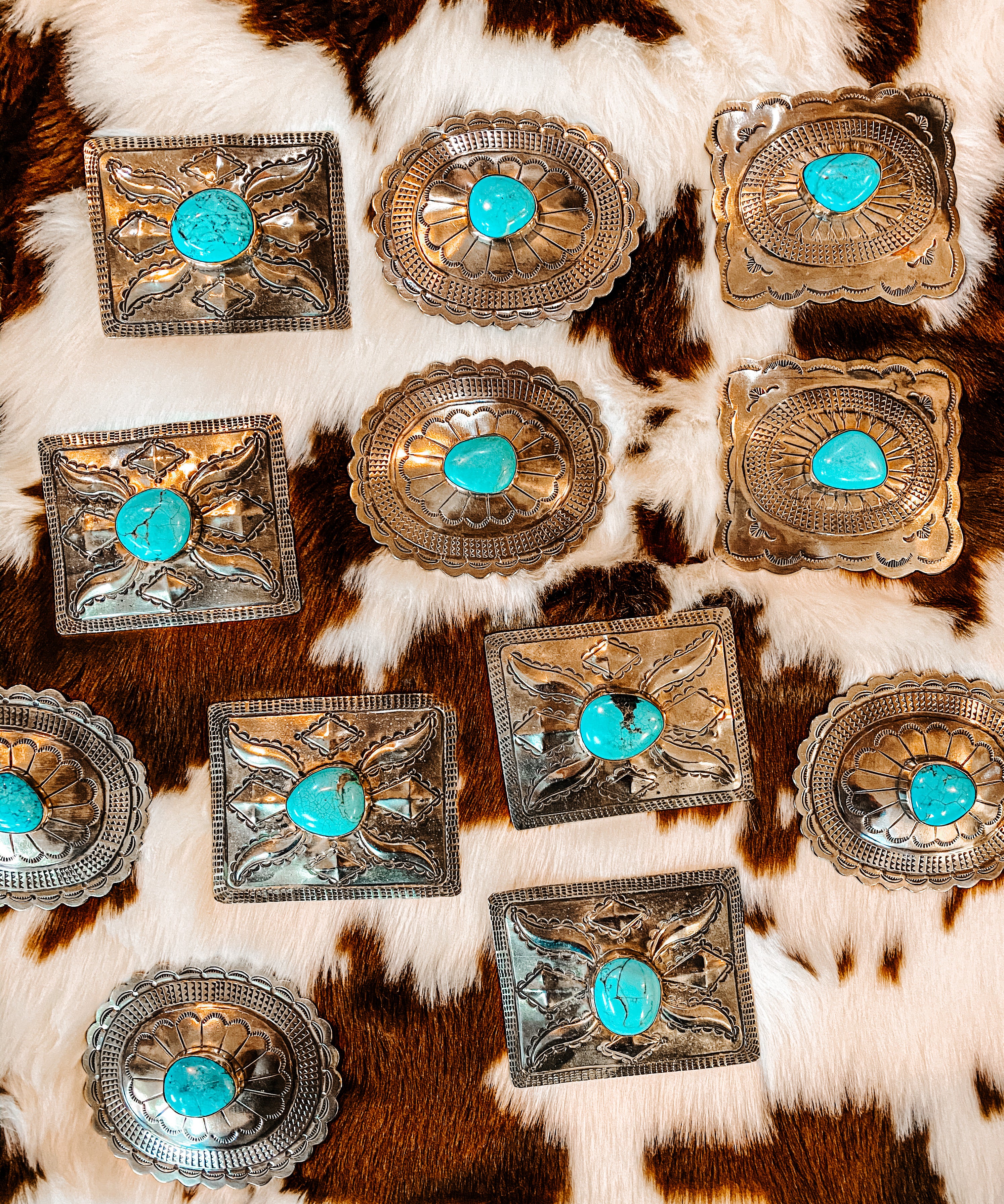 The Badlands Turquoise Buckle - The Branded Blonde