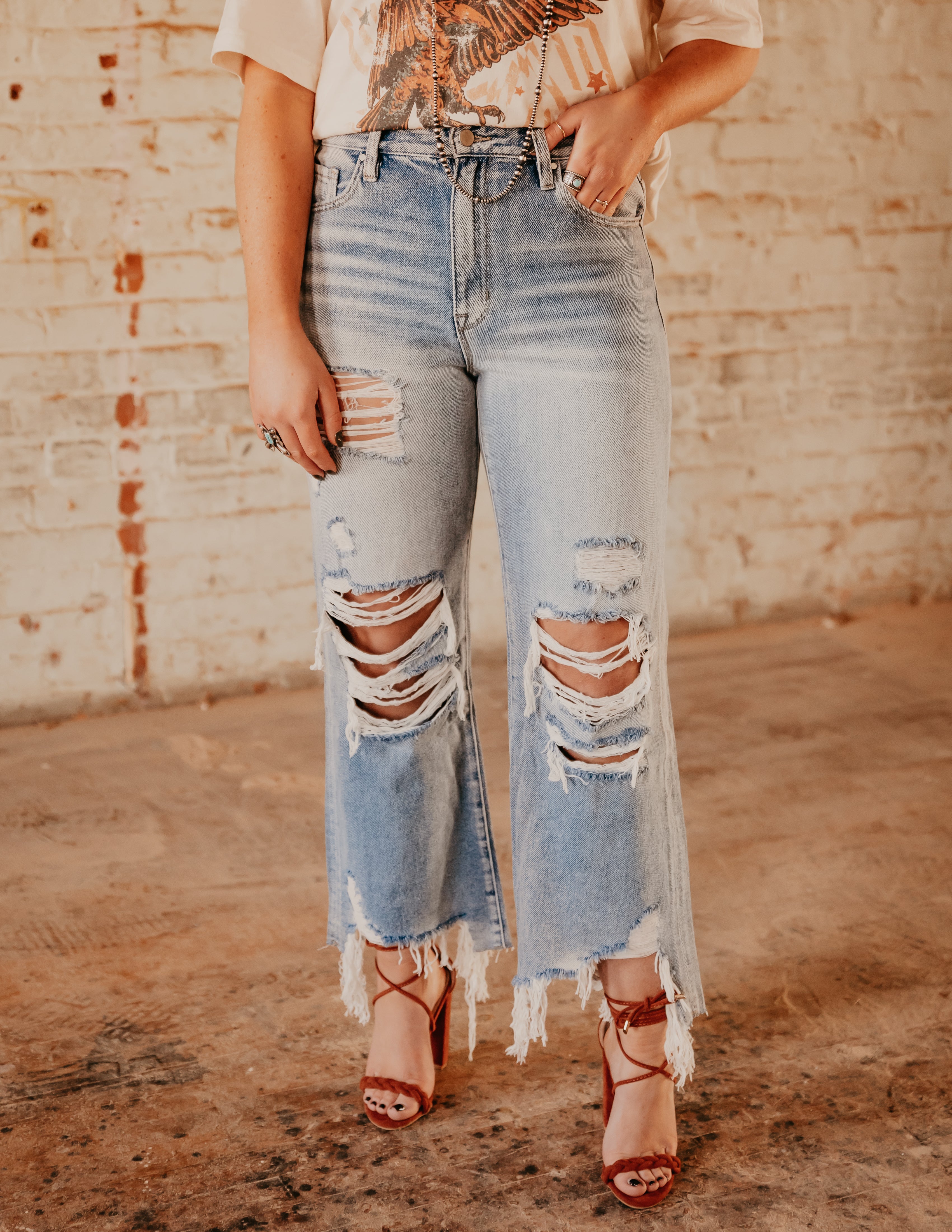 The Stratton Rigid Crop Flare Jean