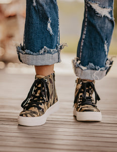 Camo Babe Platforms - The Branded Blonde