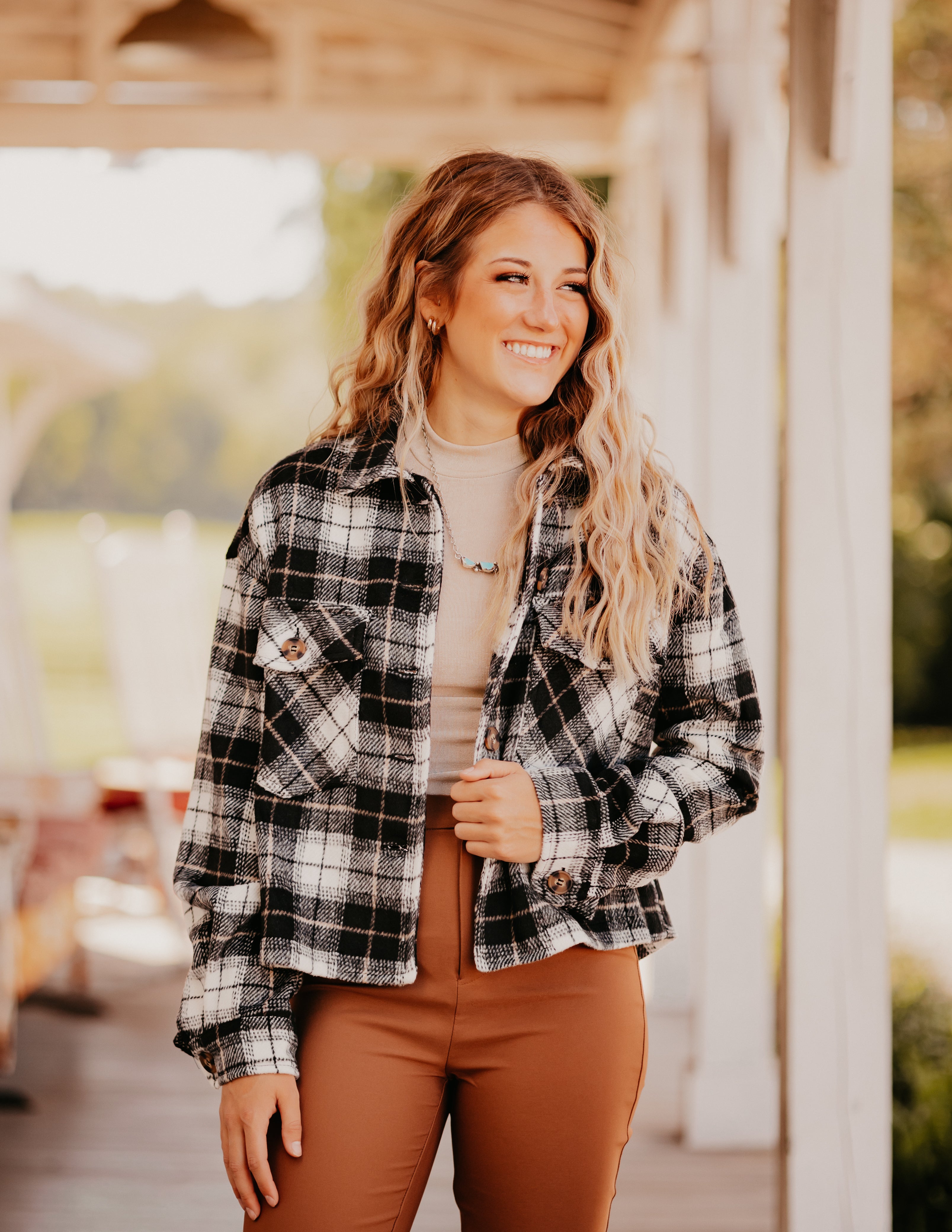 The Autumn Fall Crop Shacket {multiple colors}
